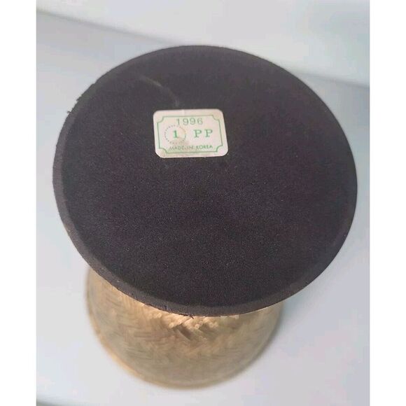 Bombay‎ Solid Brass Footed Urn Compote Jar w/ Lid 9.5" Ornate Detail 90s Vintage - Picture 8 of 10